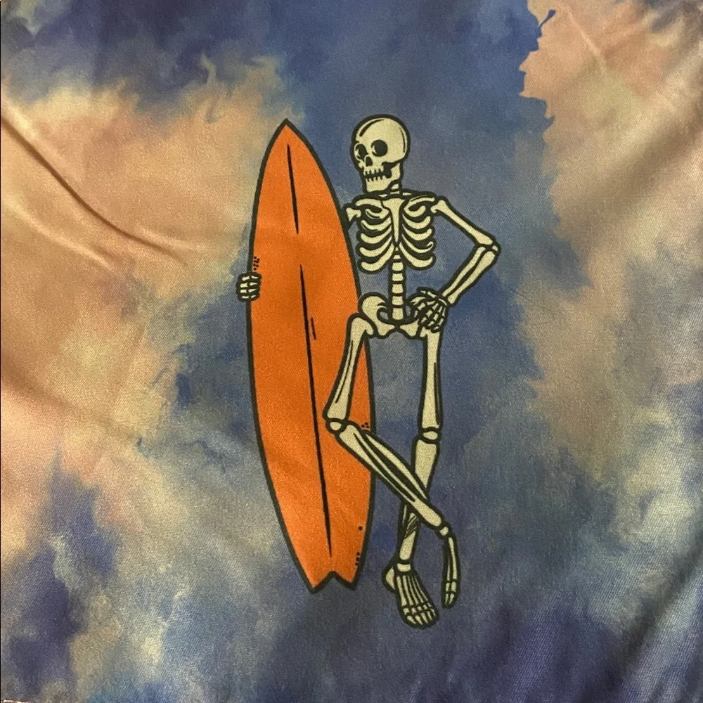 🆕 Chemistry UPF +50 Tie Dye Board Shorts Skeleton Surfing